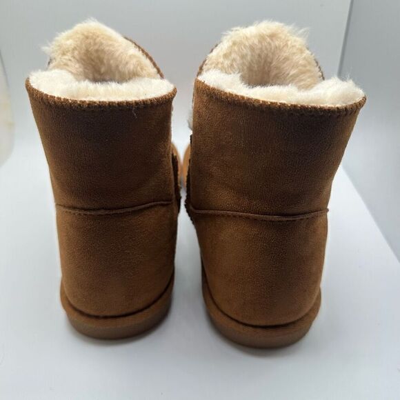 CUSHIONAIRE Cozy Boot 7.5 CHESTNUT NEW - Picture 4 of 7